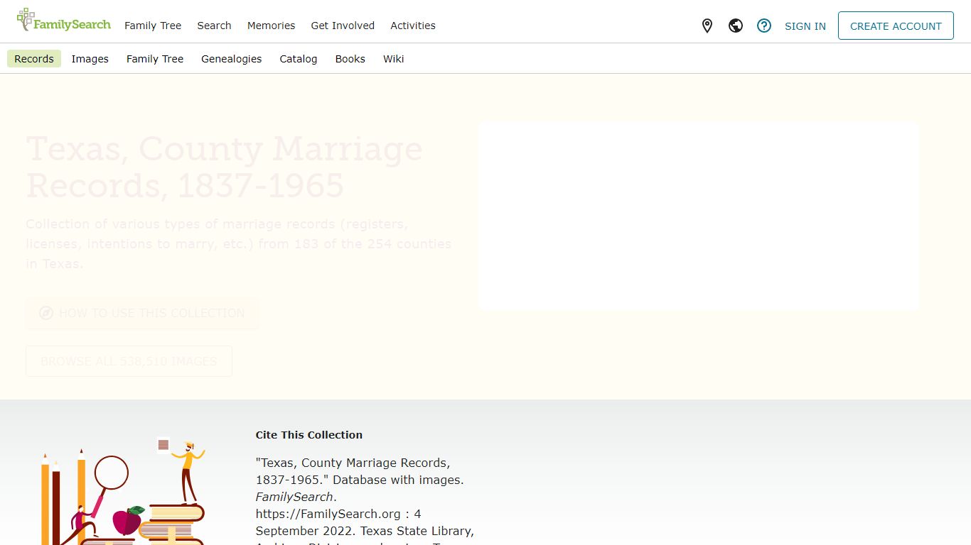 Texas, County Marriage Records, 1837-1965 • FamilySearch